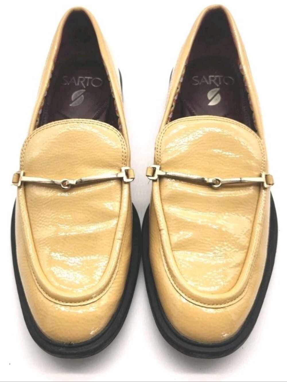 Franco Sarto Womens Slip On Loafer Eda Beige Size 6.5